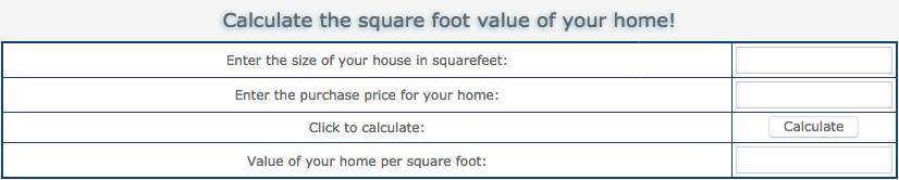 SqFt Calculator