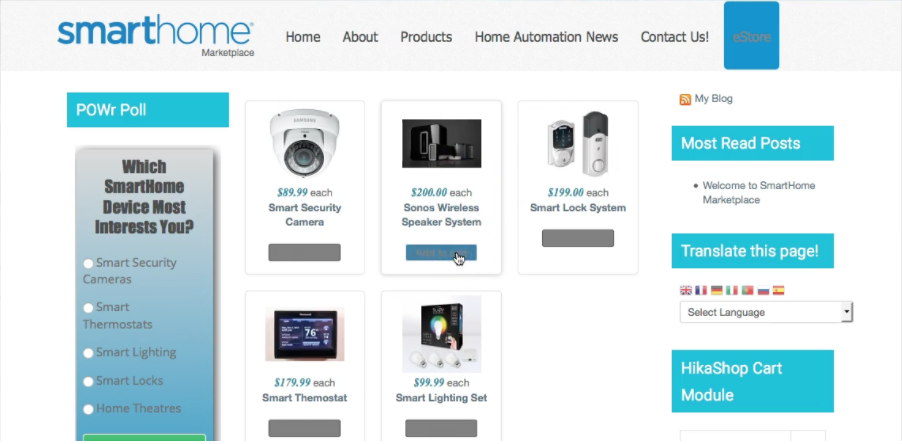 Joomla store